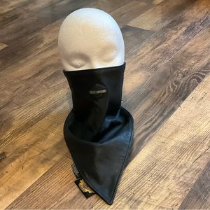 Harley Davidson leather face cover/mask